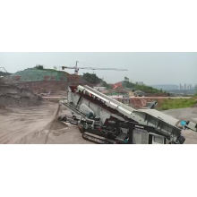 mobile crusher machine and screening(crawler type)